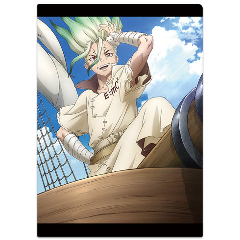 『Dr.STONE』クリアファイル 石神千空&あさぎりゲン&七海龍水&コハク【202510再販】